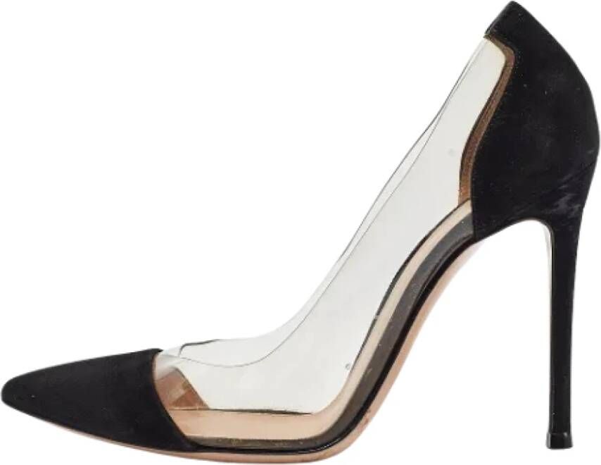 Gianvito Rossi Pre-owned Suede heels Black Dames