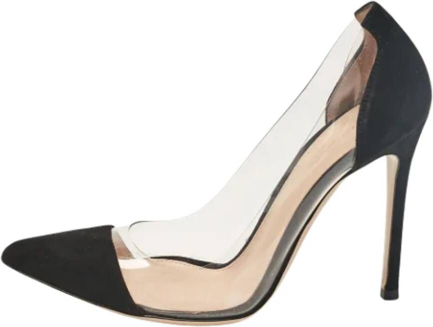 Gianvito Rossi Pre-owned Suede heels Black Dames