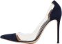 Gianvito Rossi Pre-owned Suede heels Blue Dames - Thumbnail 1