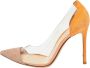 Gianvito Rossi Pre-owned Suede heels Orange Dames - Thumbnail 1