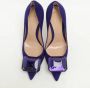 Gianvito Rossi Pre-owned Suede heels Purple Dames - Thumbnail 1