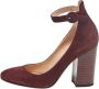 Gianvito Rossi Pre-owned Suede heels Red Dames - Thumbnail 1