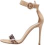 Gianvito Rossi Pre-owned Suede sandals Beige Dames - Thumbnail 1