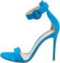 Gianvito Rossi Pre-owned Suede sandals Blue Dames - Thumbnail 1