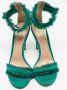 Gianvito Rossi Pre-owned Suede sandals Green Dames - Thumbnail 1