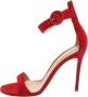 Gianvito Rossi Pre-owned Suede sandals Red Dames - Thumbnail 1