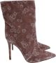 Gianvito Rossi Pre-owned Velvet boots Pink Dames - Thumbnail 1