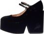 Gianvito Rossi Pre-owned Velvet heels Black Dames - Thumbnail 1