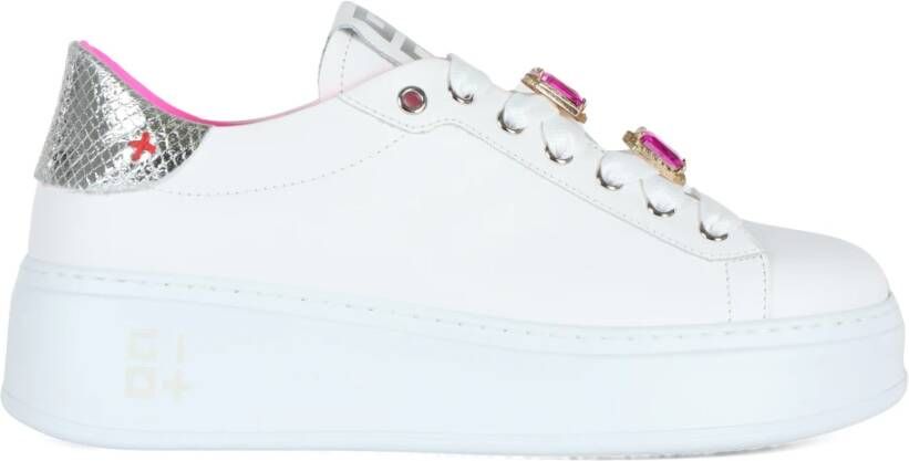 Gio+ Geco Leren Sneakers White Dames