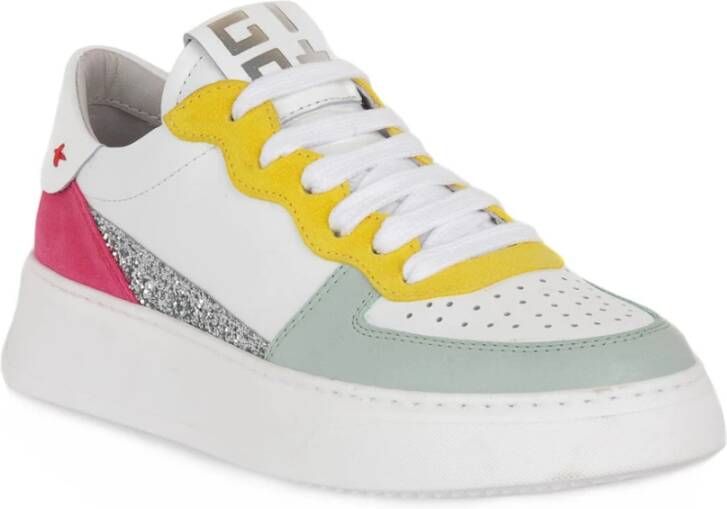 Gio+ Glitter Multi Sneakers voor Vrouwen Gray Dames