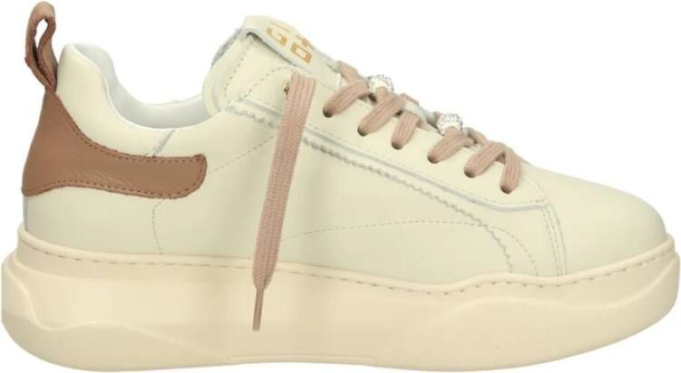 Gio+ Lage Sneakers Beige Dames