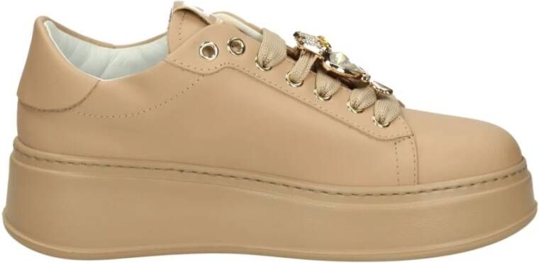 Gio+ Lage Sneakers Beige Dames