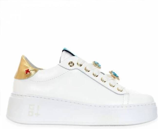 Gio+ Stijlvolle Sneakers voor Mannen en Vrouwen White Dames