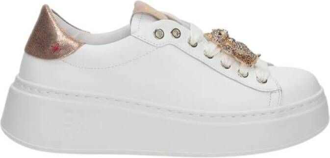 Gio+ Stijlvolle Sneakers voor Mannen en Vrouwen White Dames