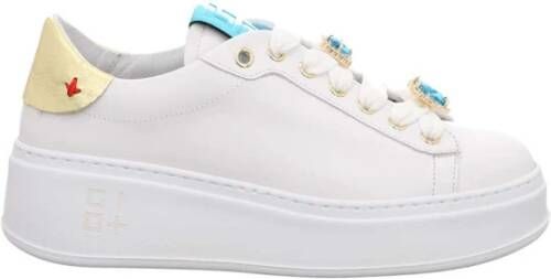 Gio+ Witte Sneakers voor Vrouwen White Dames