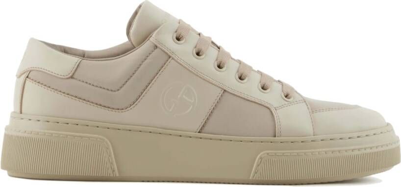 Giorgio Armani Beige Sneaker Beige Heren