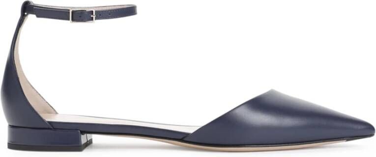 Giorgio Armani Blauwe Ballerina's Elegante Stijl Blue Dames