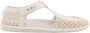 Giorgio Armani Witte Leren Sandalen Gegraveerd Logo White Heren - Thumbnail 1