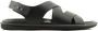 Giorgio Armani Zwarte Elegante Open Platte Sandalen Black Heren - Thumbnail 1