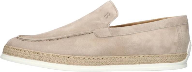 Giorgio Beige Suède Loafers met Zomerse Uitstraling Beige Heren