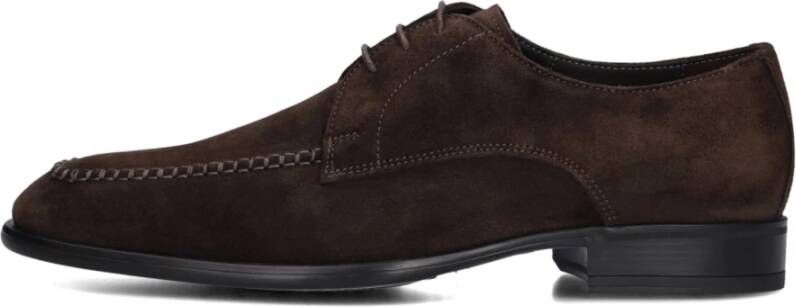 Giorgio Bruine Formele Schoenen Stijlvolle Moderne Twist Brown Heren