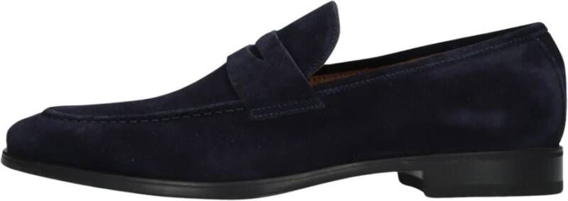 Giorgio Klassieke Loafer 50504 in Suède Blue Heren