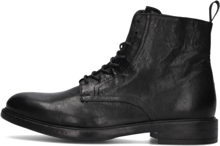 Giorgio Zwarte Veterschoenen voor Heren Black Heren