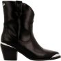 Gioseppo Dames Cowboy Laars Roslyn 70351 Zwart Dames - Thumbnail 1