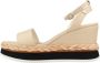 Gioseppo Elegant Wedge Sandals White Dames - Thumbnail 2