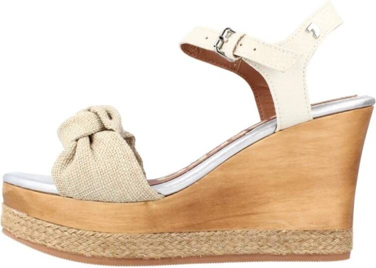 Gioseppo Elegante Wedge Sandalen Beige Dames