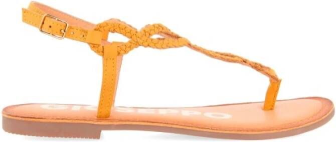 Gioseppo Flat Sandals Yellow Dames