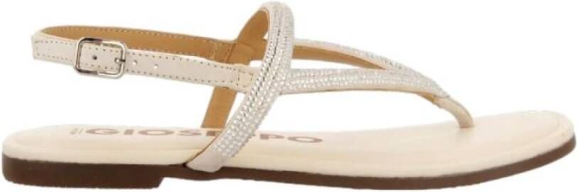 Gioseppo Flat Sandals White Dames