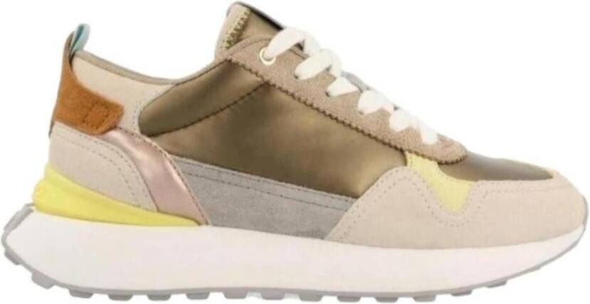 Gioseppo Gouden Retro Sneakers voor Vrouwen Multicolor Dames