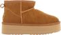 Gioseppo Platform Enkellaarzen Allegany Stijl Brown Dames - Thumbnail 1