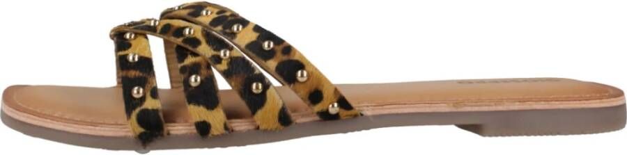 Gioseppo Sandalen met dierenprint van leer