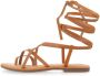 Gioseppo Stijlvolle Platte Sandalen Brown Dames - Thumbnail 9