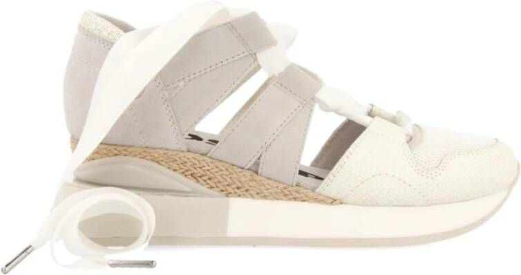 Gioseppo Witte Casual Leren Sandalen Multicolor Dames