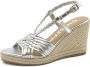 Gioseppo Zilveren Sleehak Sandalen Gray Dames - Thumbnail 1