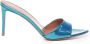 Giuliano Galiano Alixia Petroleum Patent Leren Sandalen Blue Dames - Thumbnail 1