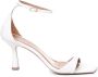 Giuliano Galiano Glamour Witte Sandalen Dunne Enkel Gesp White Dames - Thumbnail 1