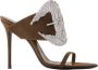 Giuseppe zanotti Bruine leren sandalen Ludhovica stijl Brown Dames - Thumbnail 1