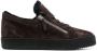 Giuseppe zanotti Elegante Bruine Gesloten Platte Sneakers Brown Heren - Thumbnail 1