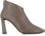 Giuseppe zanotti Fango Leren Enkellaarzen met Rits Gray Dames - Thumbnail 1