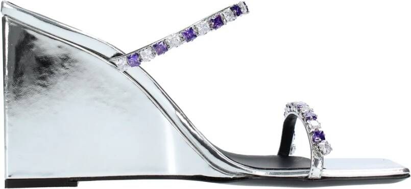 Giuseppe zanotti Met hak Zilver Gray Dames