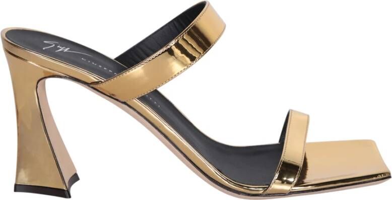 giuseppe zanotti Metallic Sandalen voor Vrouwen Gray Dames