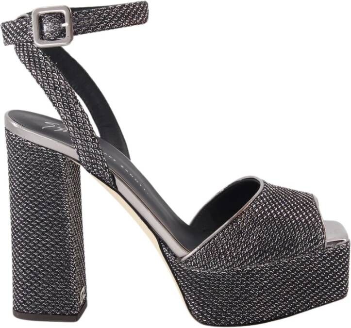 Giuseppe zanotti Nieuwe Betty Leren Vierkanteeus Pumps Gray Dames