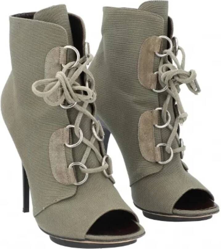 Giuseppe Zanotti Pre-owned Canvas boots Green Dames