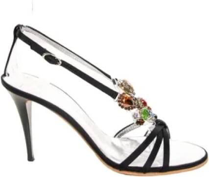 Giuseppe Zanotti Pre-owned Canvas heels Black Dames