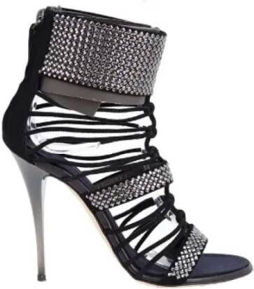 Giuseppe Zanotti Pre-owned Canvas heels Black Dames