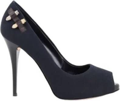 Giuseppe Zanotti Pre-owned Canvas heels Black Dames